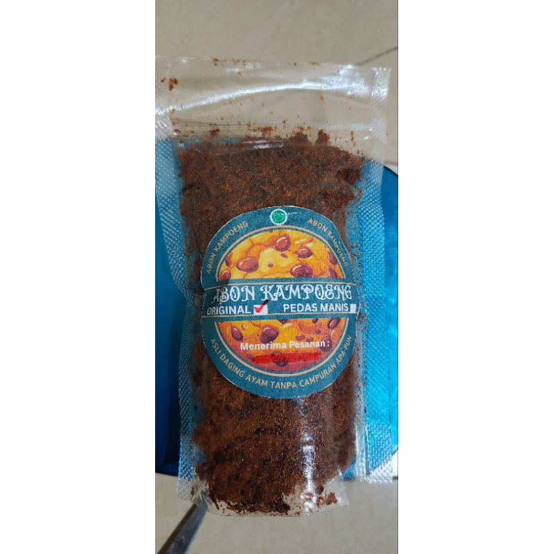 

Abon ayam Premium, 100%Daging ayam Asli tanpa campuran 500Gr