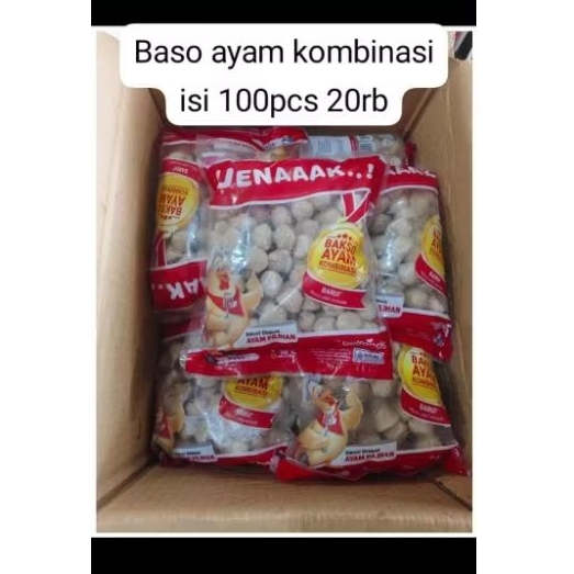 

baso ayam kombinasi