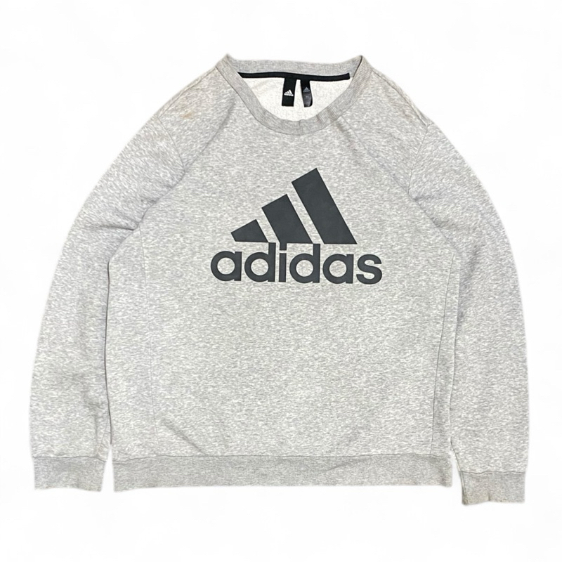 Crewneck Adidas Big Logo Grey original second