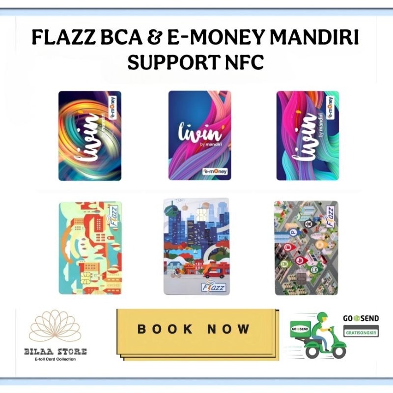 Kartu BCA Flazz Gen 2 / BCA Flazz / BCA Card Flazz / Flazz Gen 2/ Mandiri Card/ E-toll Mandiri/ Mand