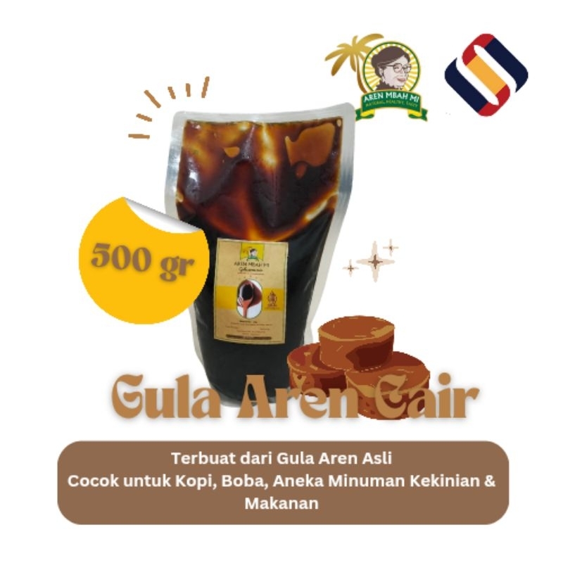 

Gula Aren Cair . Gula Aren Asli [ Nira Aren, Bukan Nira Kelapa ]. 500gr