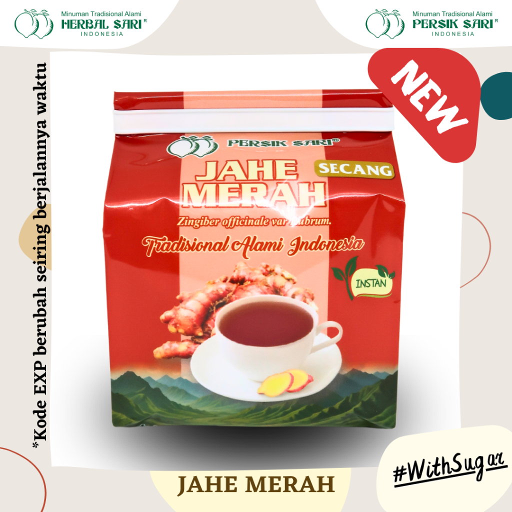 

NEW Jamu Persik Sari Jahe Merah