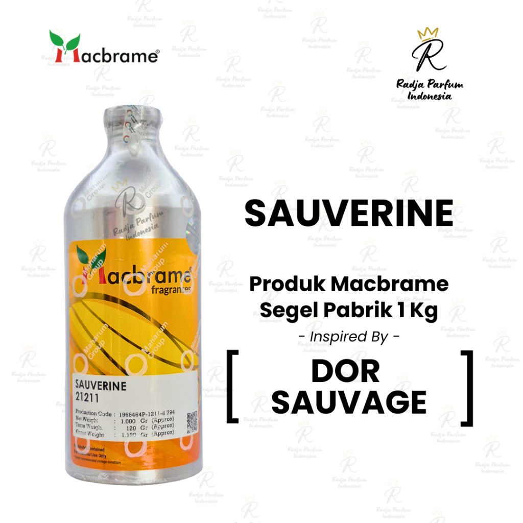 Bibit Parfum Sauverine Macbrame Segel Pabrik 1Kg Searah Dor Savage