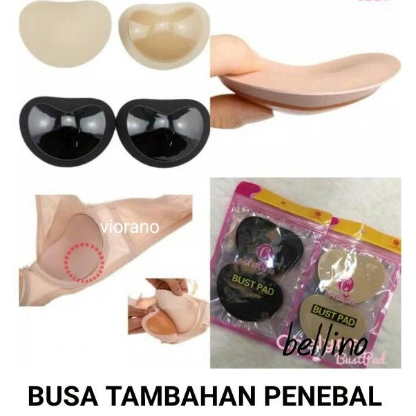 KODE Y33E Bush Pad Wanita Penebal Bra Busa Tambahan Bh Dengan Perekat Busa Tebal Bahan Silikon Model