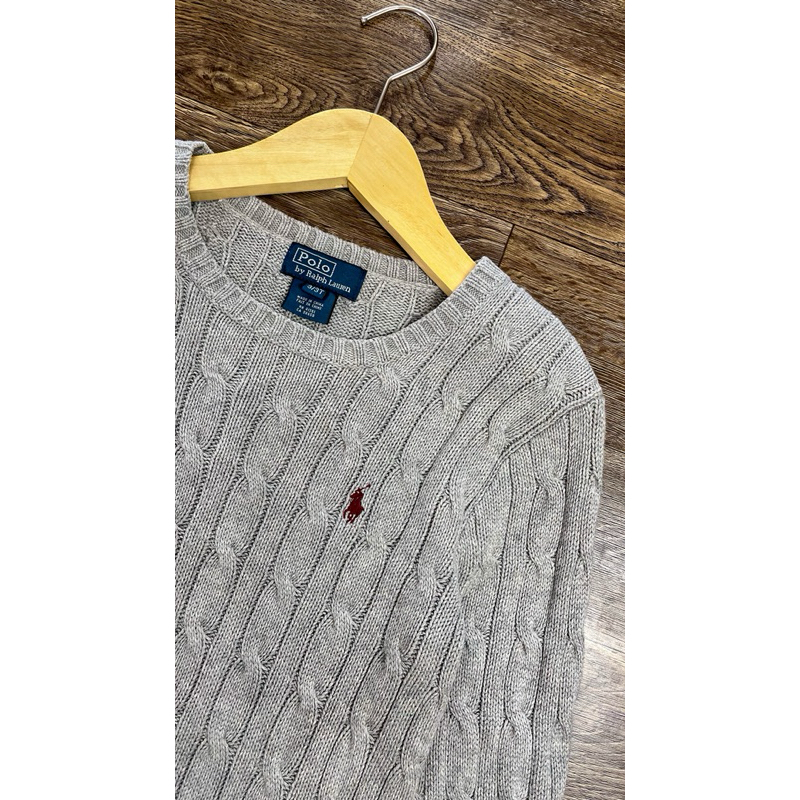 Polo RL sweater cable anak, sweater rajut anak brand