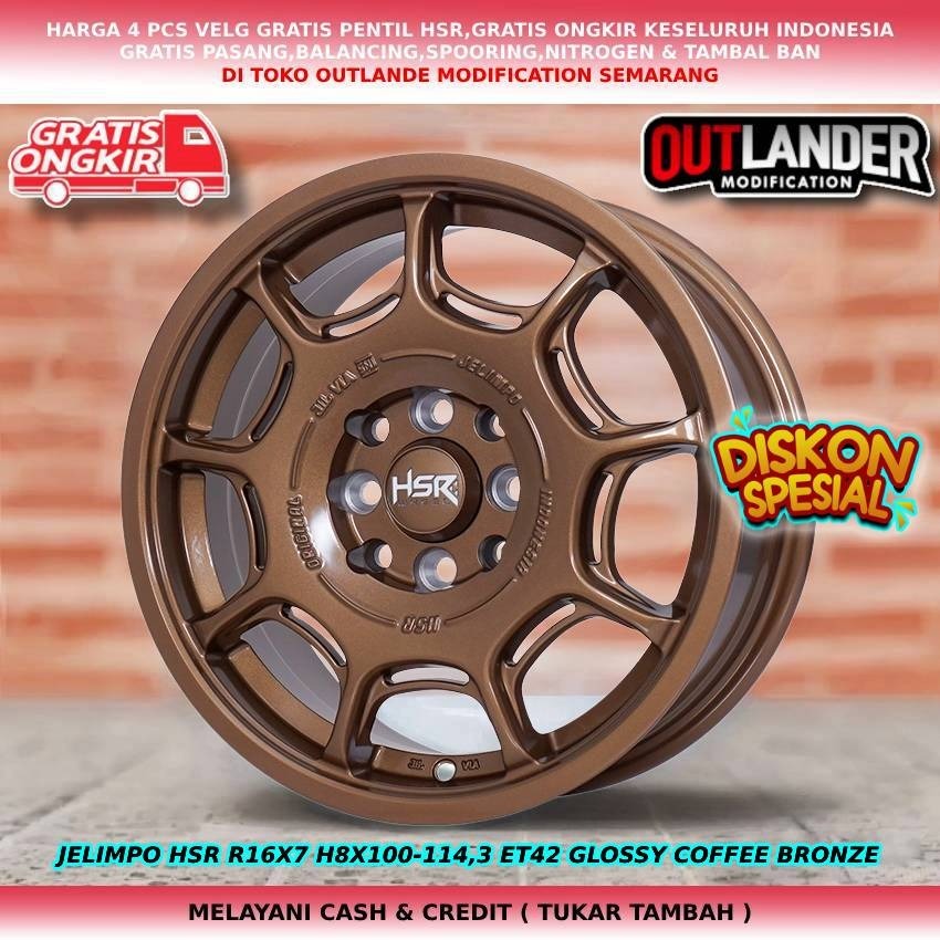 velg mobil r16/velg racing r16, velg mobil Attivo Xenia Accord VTI Accent dll velg hsr jelimpo r16