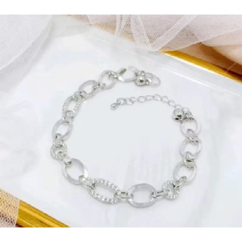 Gelang rantai nori silver dewasa