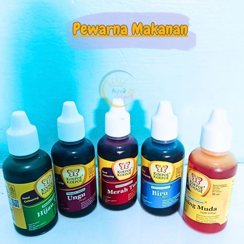 

Pewarna Makanan KOEPOE/Pewarna Makanan Sensory Play 30 ml