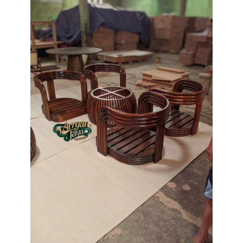 set kursi tamu antik kayu jati, sofa tamu mewah