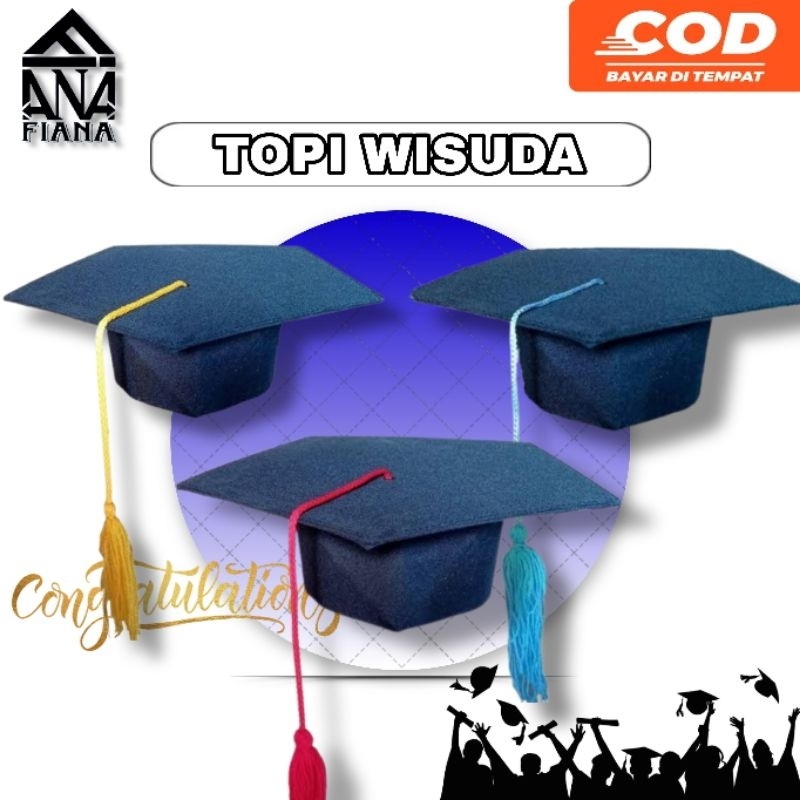 Topi Toga | Topi Toga TK SD SMP SMA | Topi Wisuda