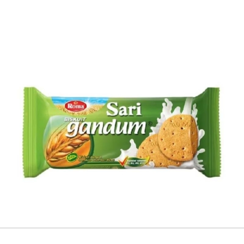 

Roma Biskuit Sandwich Sari Gandum Original | Cemilan & Snack Sari Gandum|1Sachet |1Pack10x39g