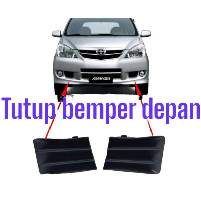 tutup bemper bumper depan avanza/xenia old 2005 sampai 2011
