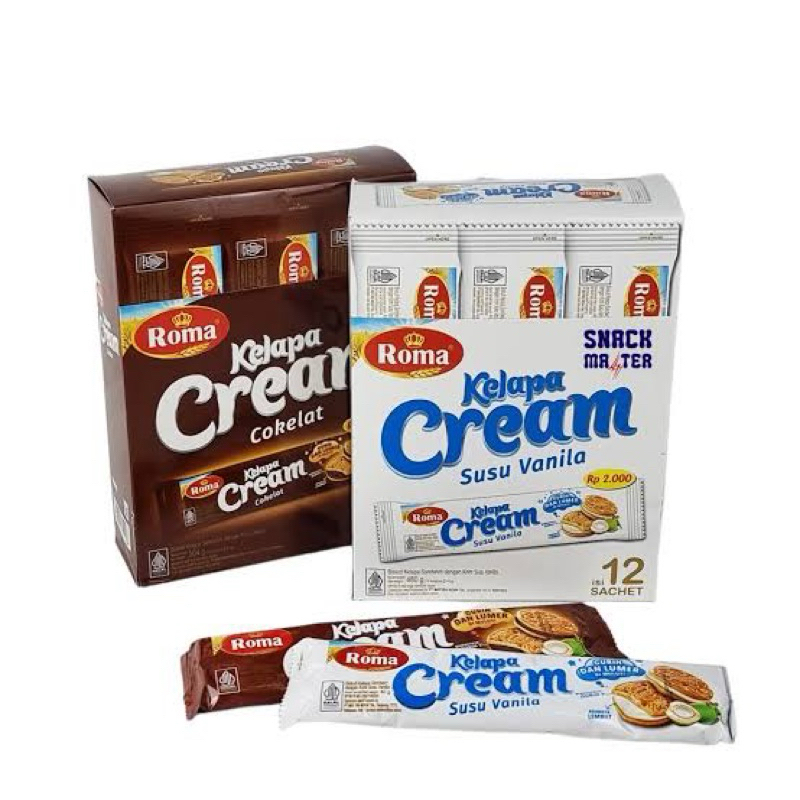 

Roma wafer cream box