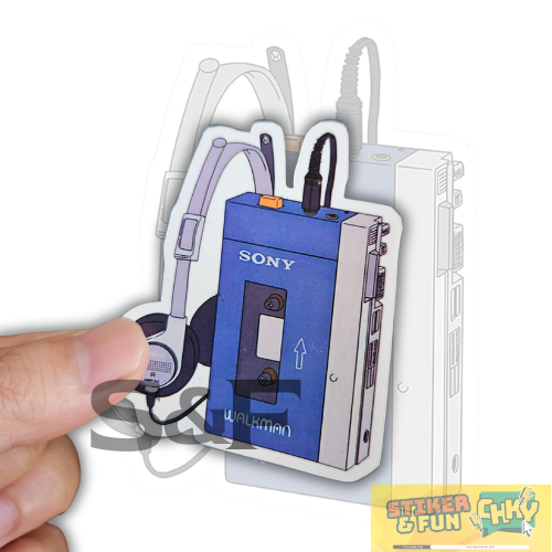 

Stiker Sticker Vinyl Laminasi SONY WALKMAN