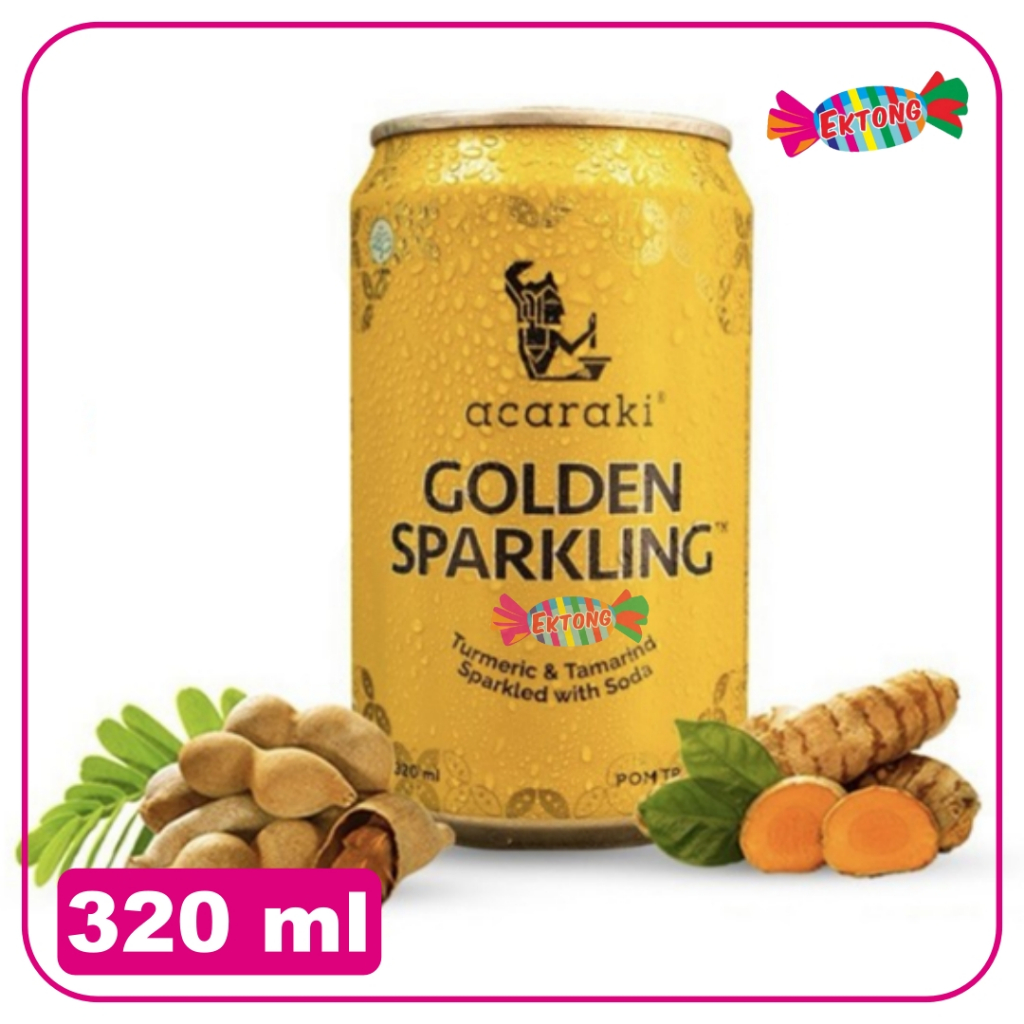 

ACARAKI GOLDEN SPARKLING CAN 320ML - Kunyit Asam Sparkled with Soda
