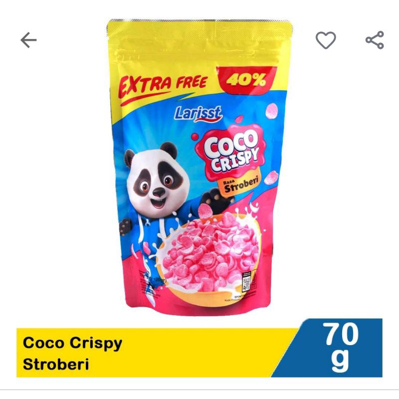 

Larist coco crispy strawbery 50+20G