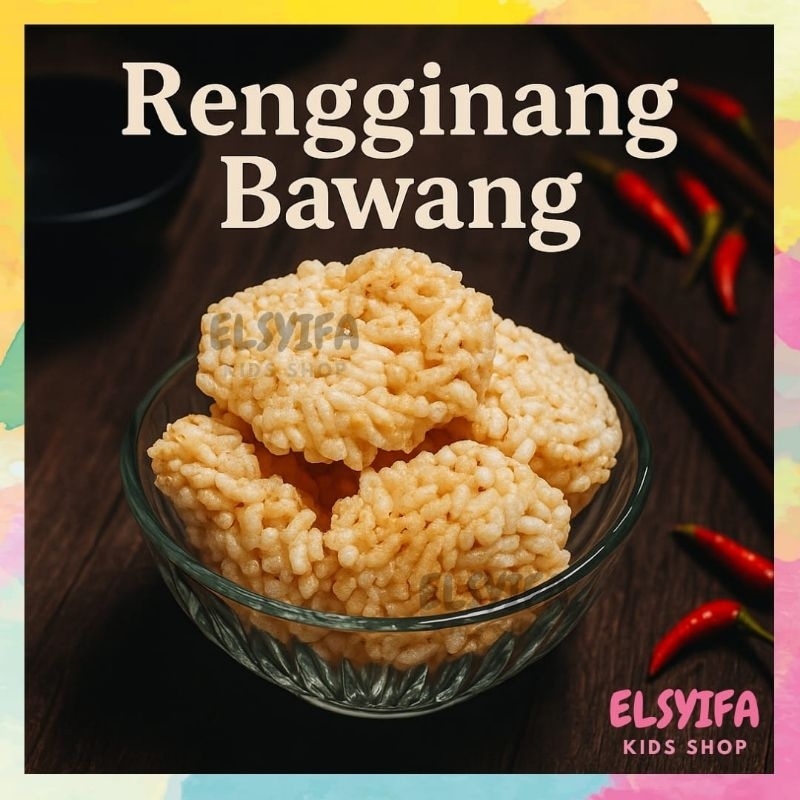 

Rengginang Matang Bawang 250 gr Renyah Gurih