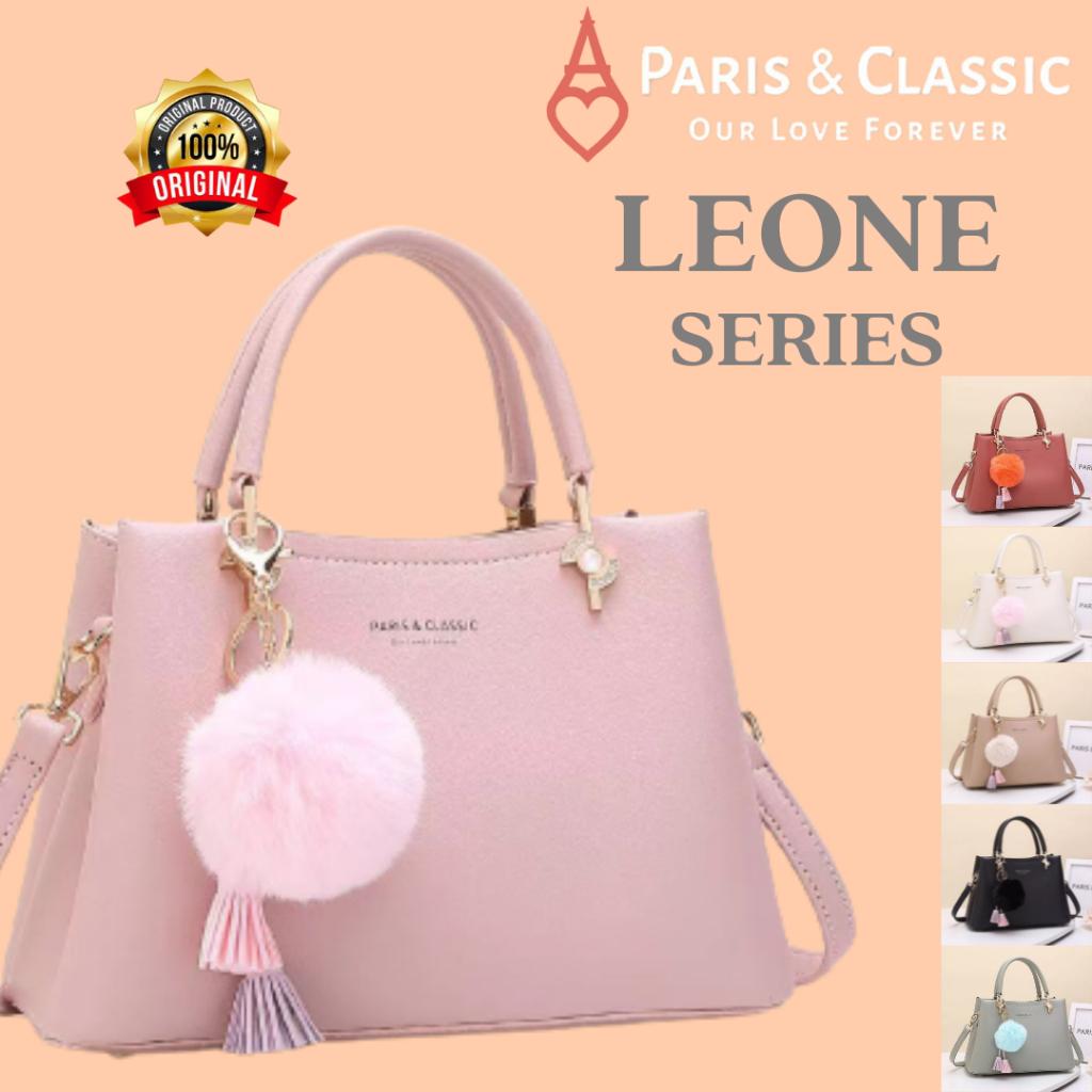 TAS WANITA / TAS IMPORT / TAS WANITA TERBARU / TAS FASHION / PARIS CLASSIC LEONE / TAS PARIS CLASSIC