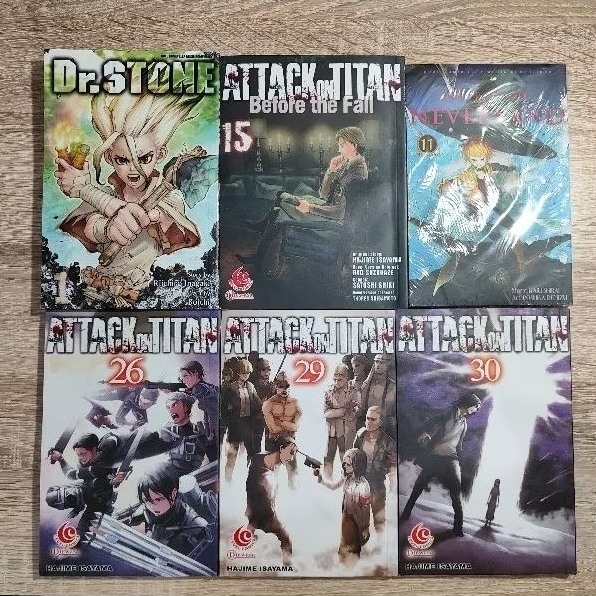 KOMIK MANGA PRELOVED ATTACK ON TITAN ORIGINAL