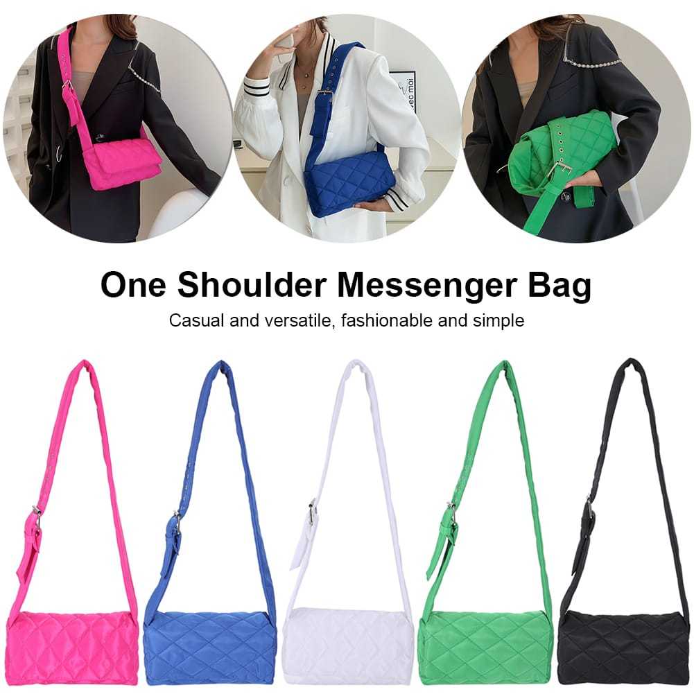 VIONA Tas Selempang & Bahu Wanita Puffy Korean Style Fashion Slingbag Asthetic Cewek Import Premium