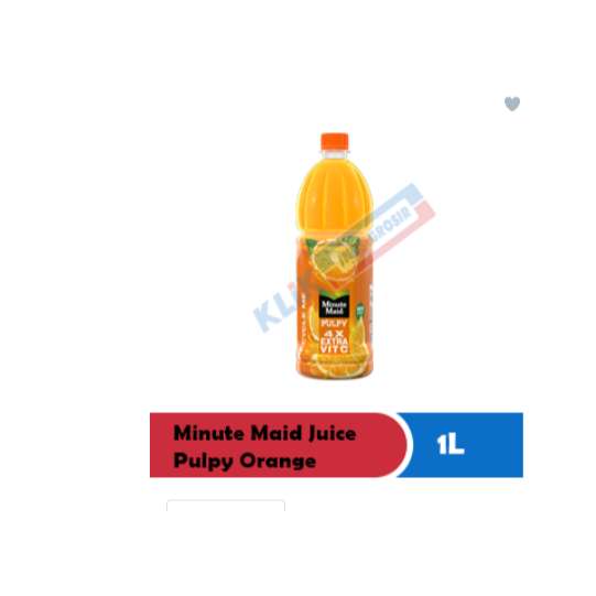 MINUTE MAID JUICE PULPY ORANGE BTL 1L