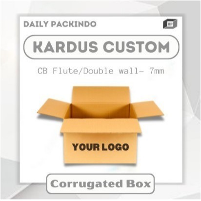 

Custom Dus Standar Double Wall Uk. 38x28x17 cm Polos