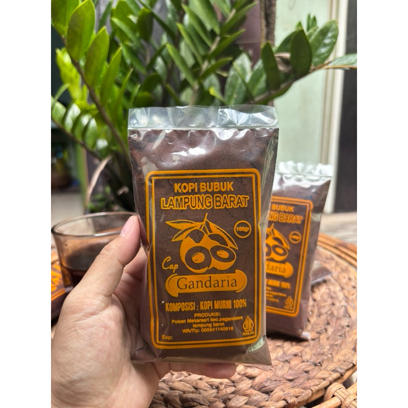 

KOPI BUBUK LAMPUNG BARAT 100gr murni 100%