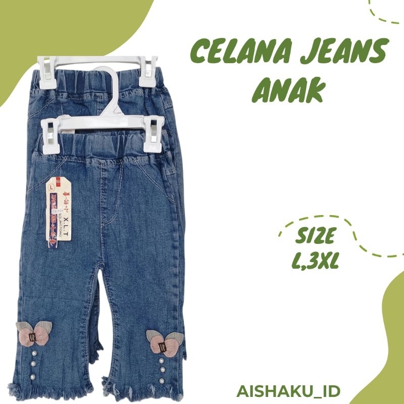 (IMPORT)CELANA PANJANG CUTBRAY/LEVIS PANJANG/ANAK PEREMPUAN USIA1-5TAHUN