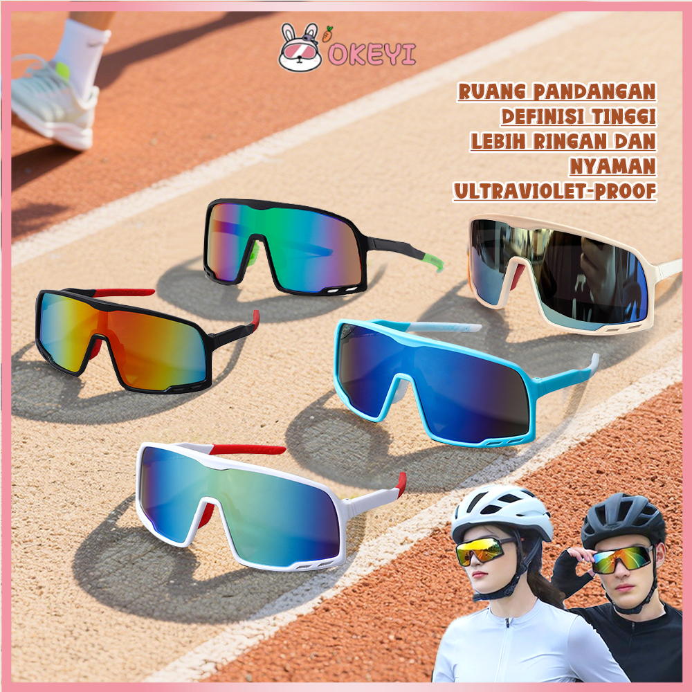 OKEYI Kacamata Hitam Sepeda Korea Kacamata Motor Windproof