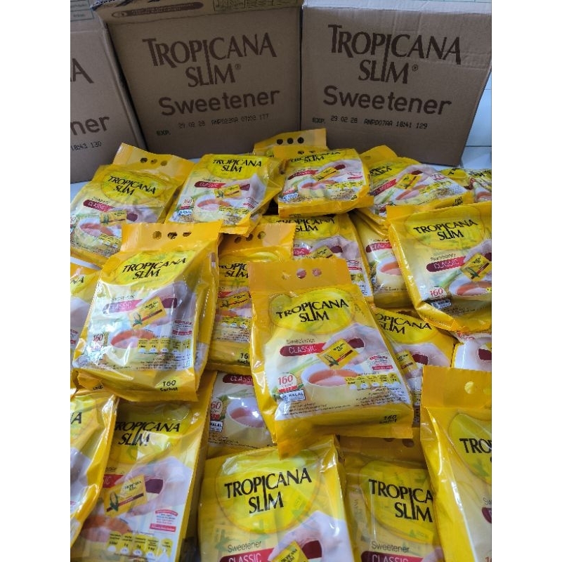 

Cahayadstore Tropicana Slim Sweetener Classic 160 Sch X 2,5 Gr