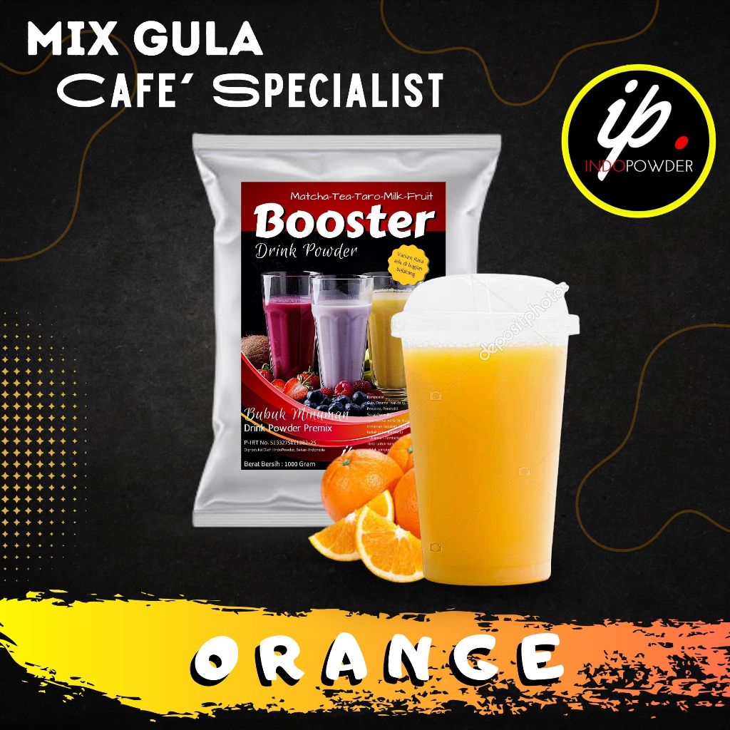 

IP Jakarta - Bubuk Minuman rasa ORANGE 1Kg untuk Cafe, Waralaba, Resto dan Minuman Kekinian