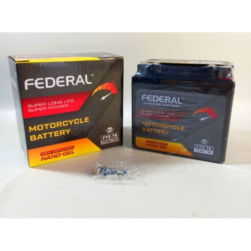 aki motor vario satria fu nano gell merk federal GTZ7S