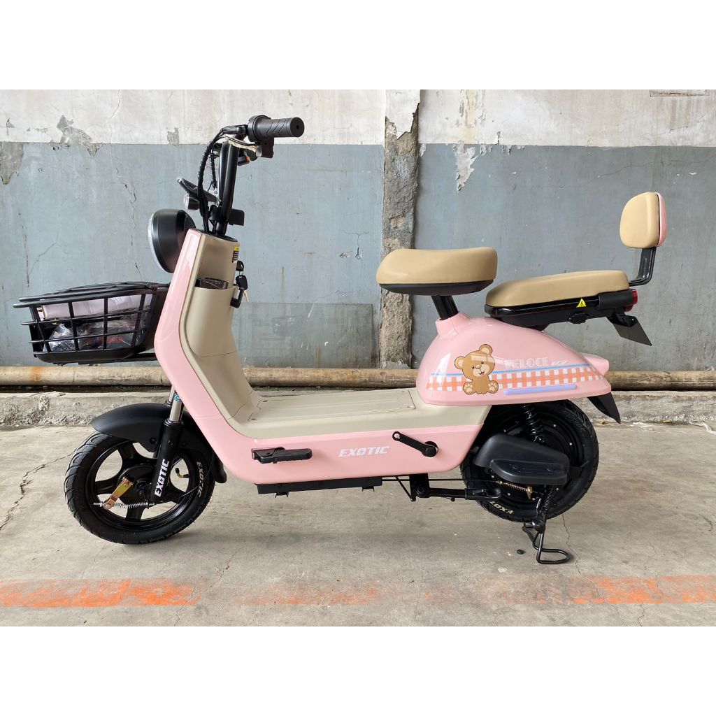 Sepeda Listrik EXOTIC VELOCE V3 500Watt | Baterai 48V12AH | Ada Lampu Bodynya | Garansi Resmi