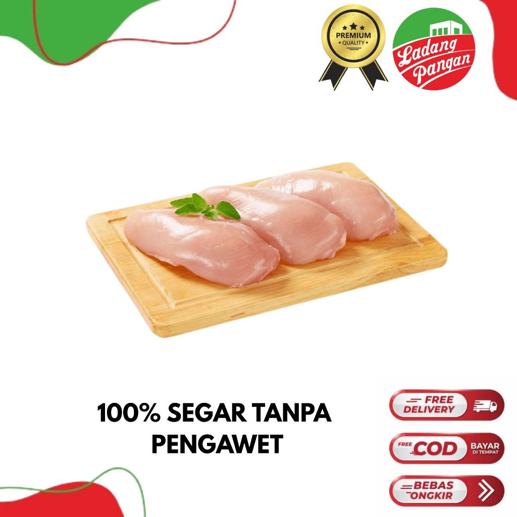 

Dada Ayam Fillet BLD Tanpa Tulang 1KG