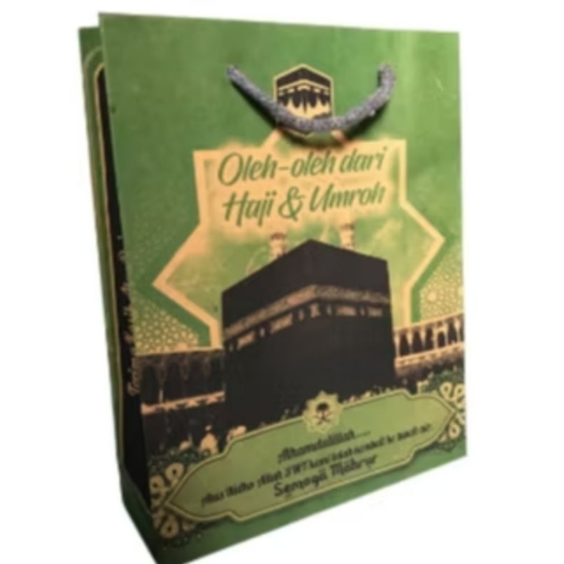 

Papperbag Haji Umroh Besar Uk. 26x12x33cm.