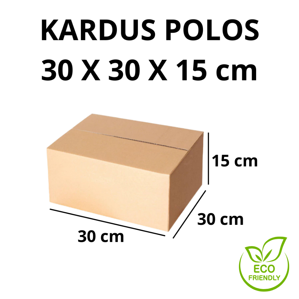 

Kotak Packing Polos 30 X 30 X 15 cm Karton Packing Kardus Polos 30x30x15 cm