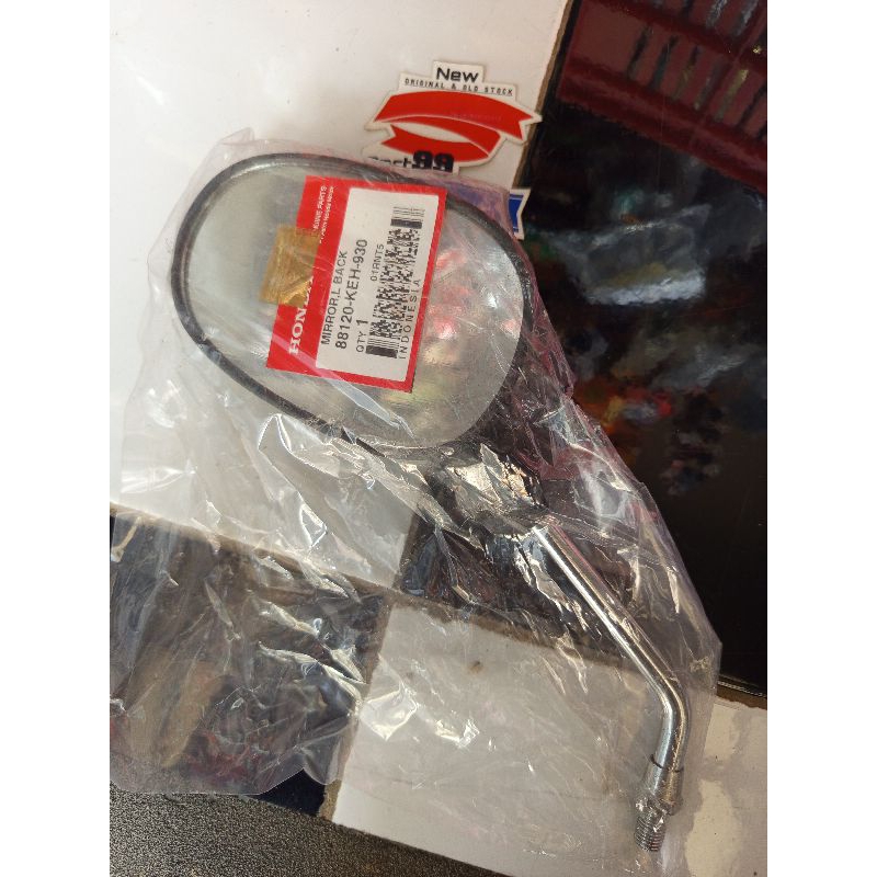 kaca spion kiri honda win 100 muda mega pro lama original