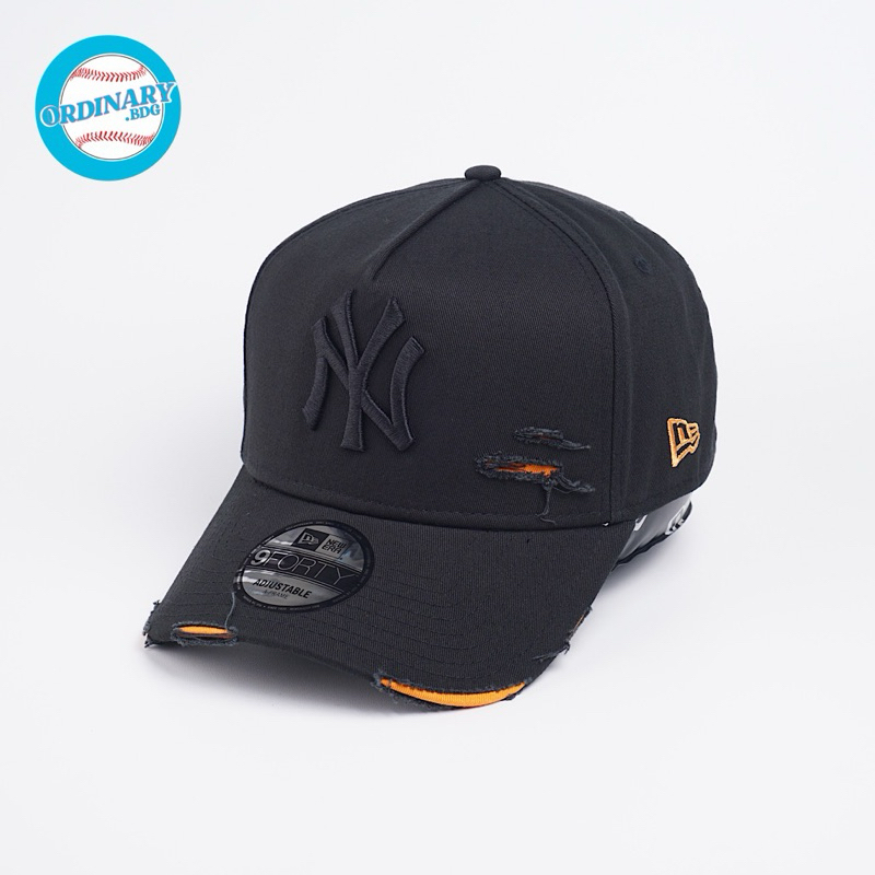 Topi New Era Original Yankees Cotton Damage Black