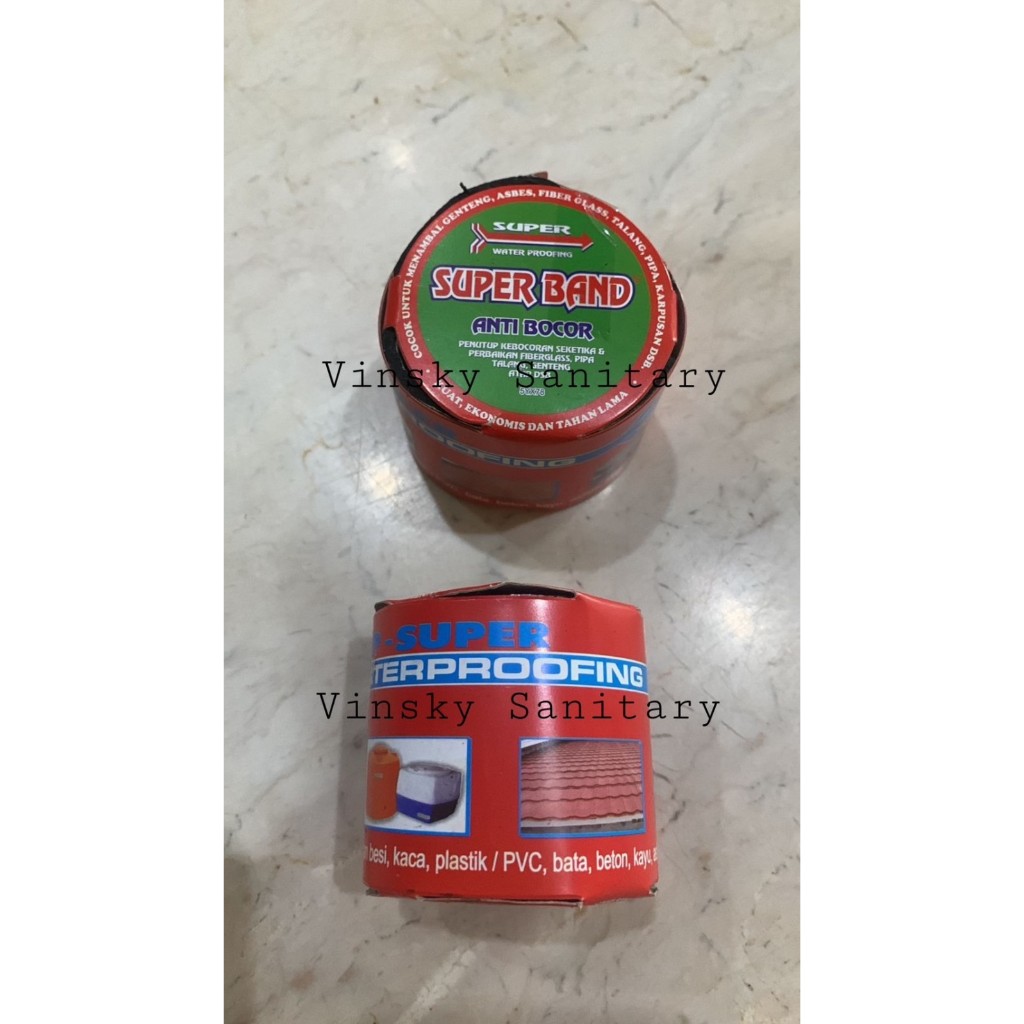 Lem lakban Anti bocor asbes SUPERBAND 1M