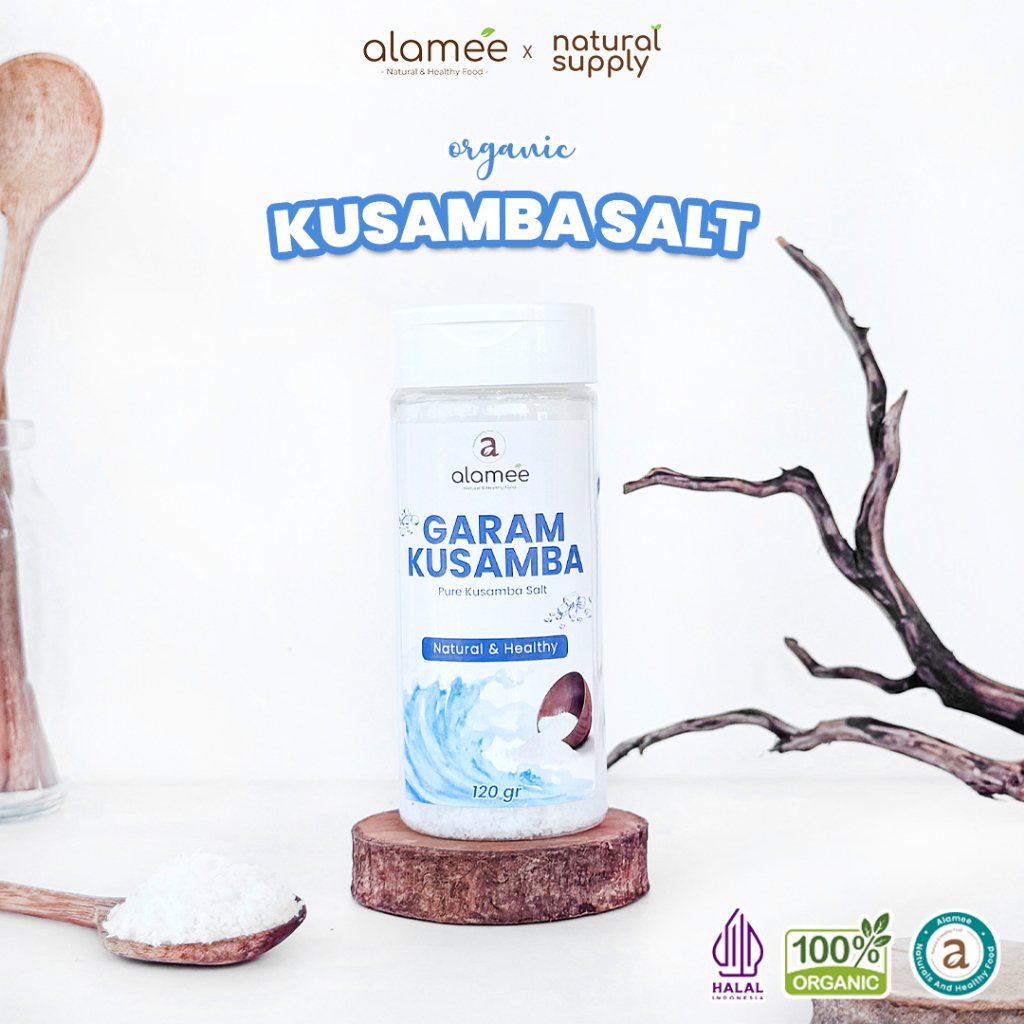 

ALAMEE Garam Kusamba Bali Sea Salt Premium 120gr Laut Organik Murni Natural Alami Organic Seasalt Lokal