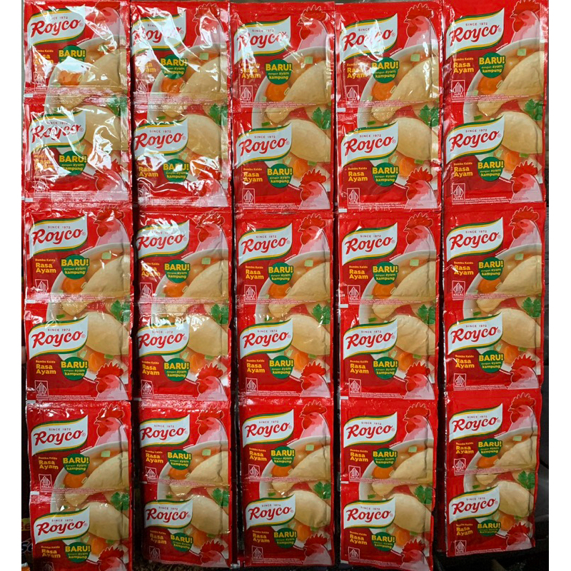 

(12pcs) Royco bumbu kaldu rasa ayam & sapi ori