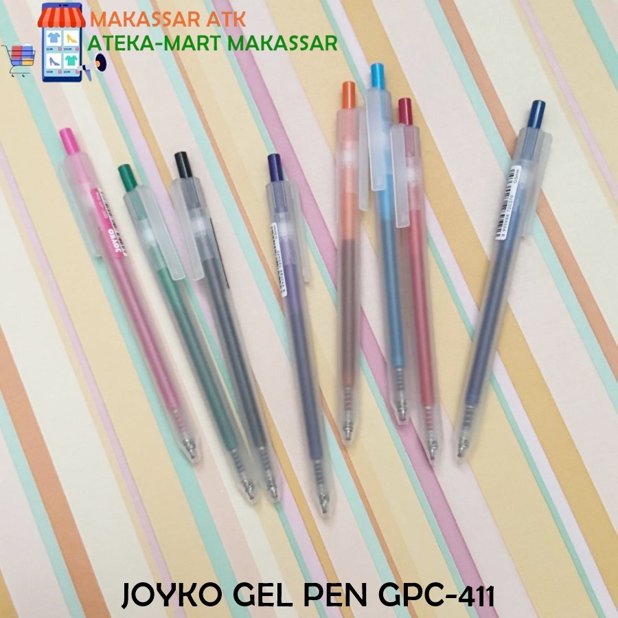 

[1 PCS] JOYKO GEL PEN GPC-411 PENA JEL WARNA