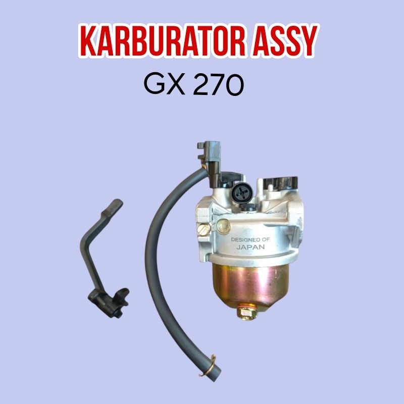 Carburator Assy Gx 270 Karburator enggine mesin Gx 270 1 tabung