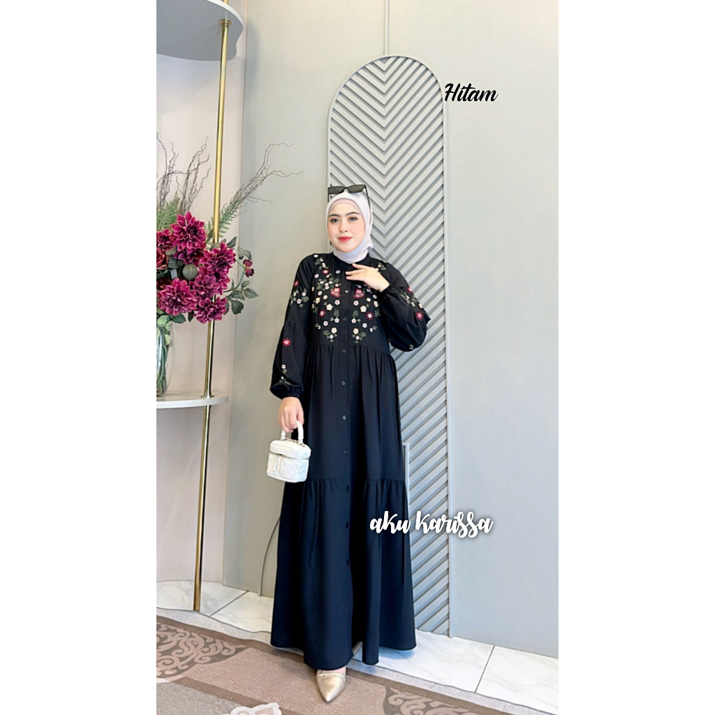 Nabila Dress By AKU KARISSA# Gamis Terbaru# Gamis Kekinian# Gamis Viral# Gamis Modern# Gamis Murah# 