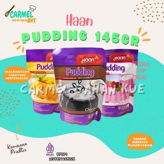 

Haan Puding Mix 145gr - Tepung Puding Instant