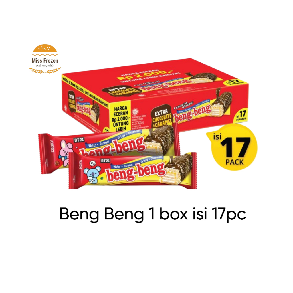 

Beng Beng 1 box – Cokelat Renyah, Lumer, dan Lezat dalam Satu Gigitan! Deskripsi: