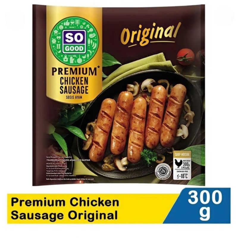 

So Good Premium Sausage Original 300G