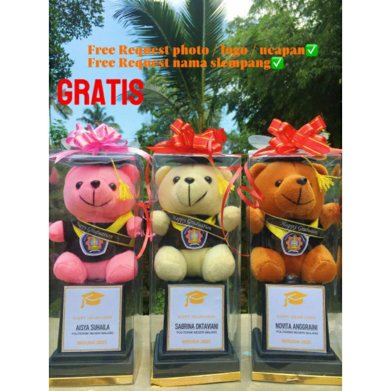 PIALA BONEKA WISUDA |TROPHY WISUDA piala boneka wisuda murah piala murah