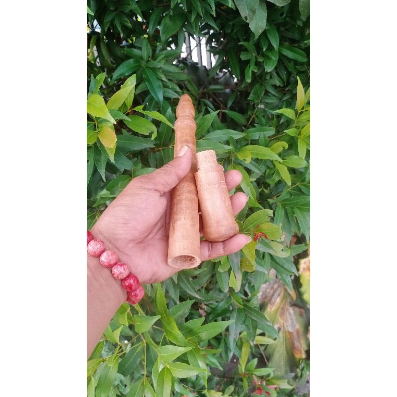 warangka keris cacing kanil kayu dewandaru model tongkat komando