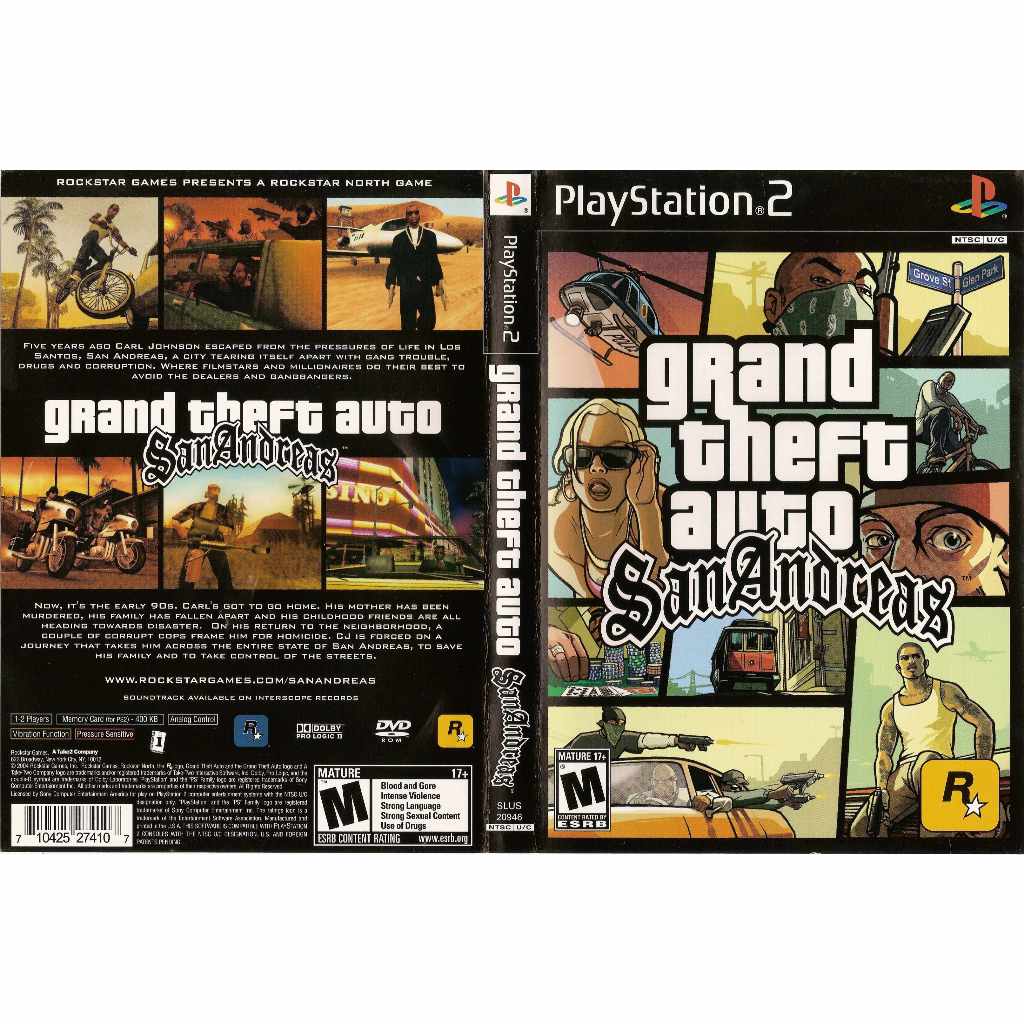 GTA San Andreas - ps2